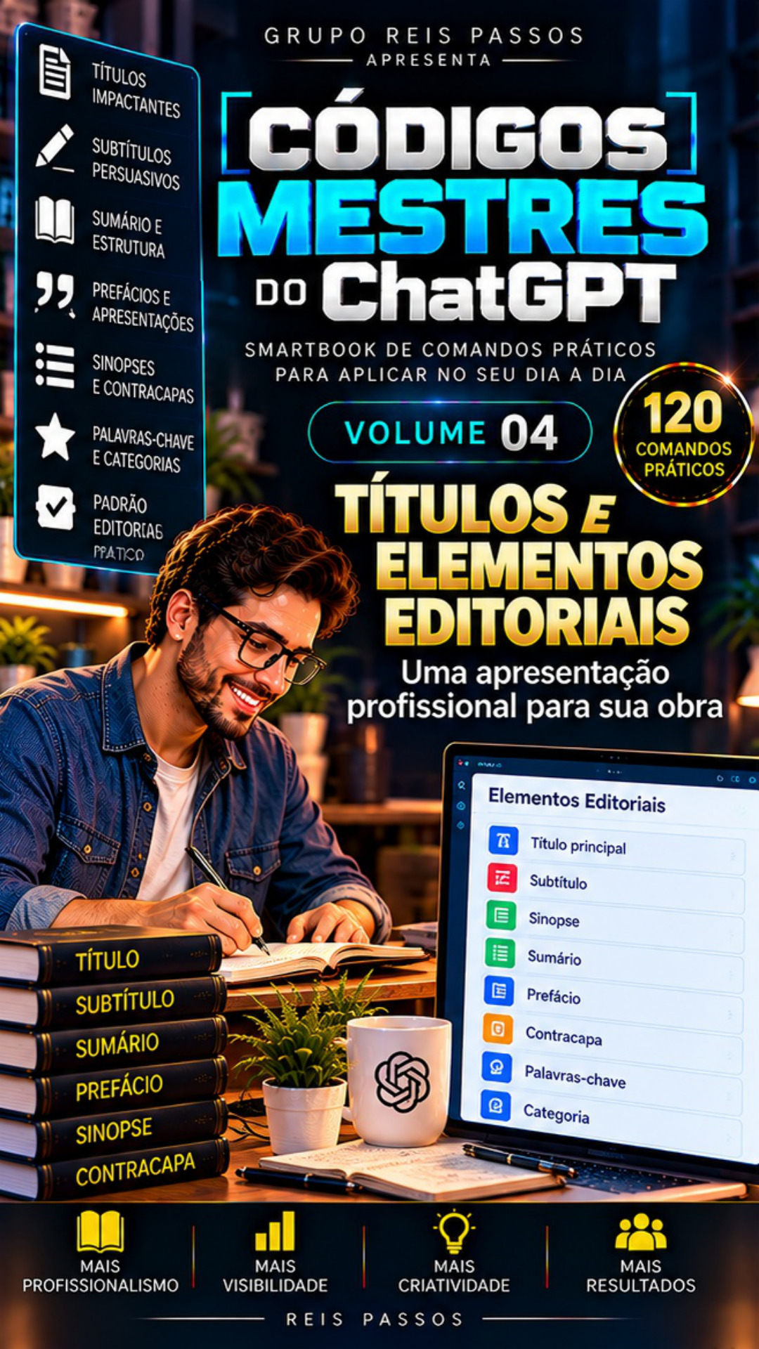 Capa de Títulos e Elementos Editoriais