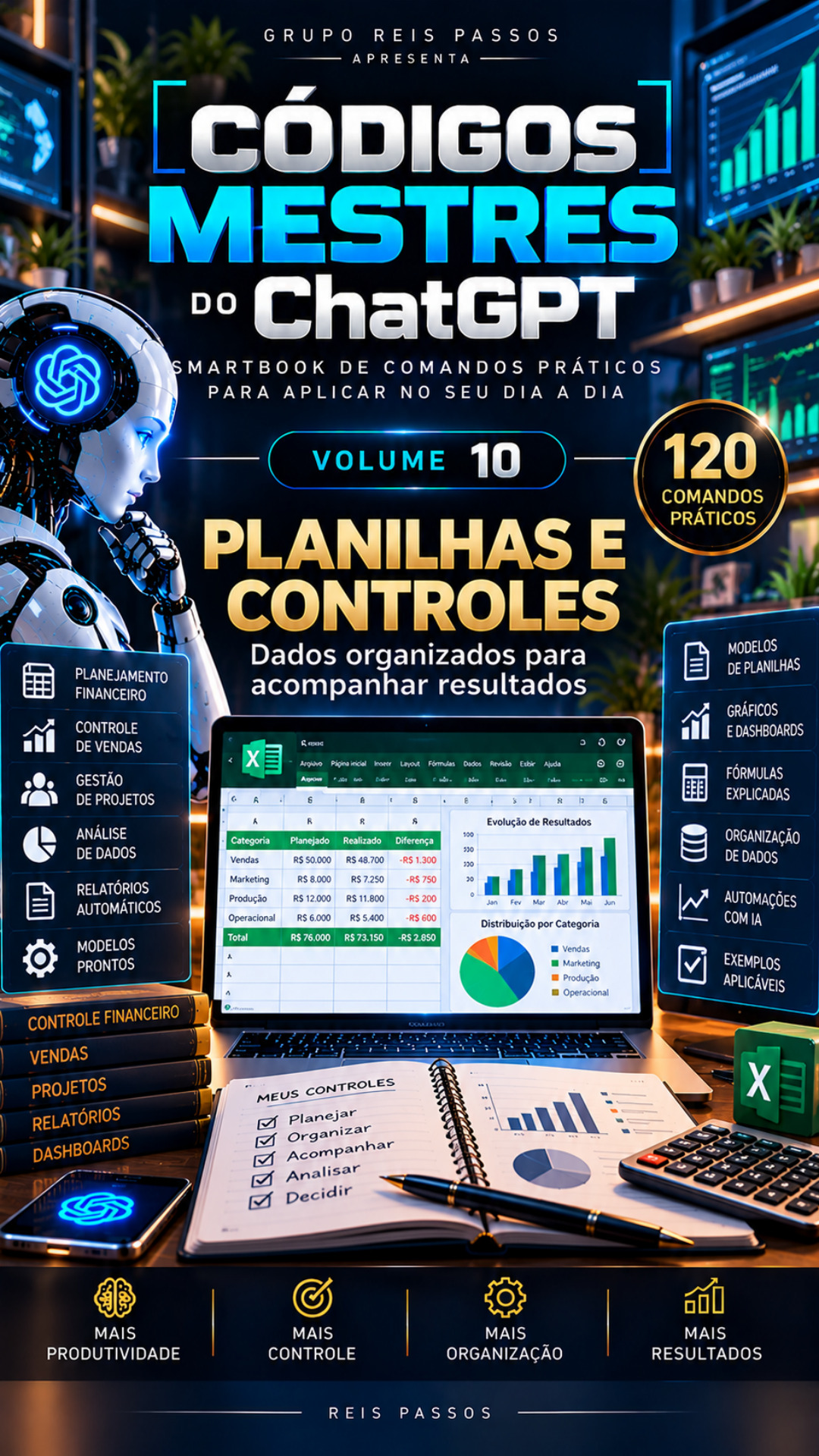 Capa de Planilhas e Controles