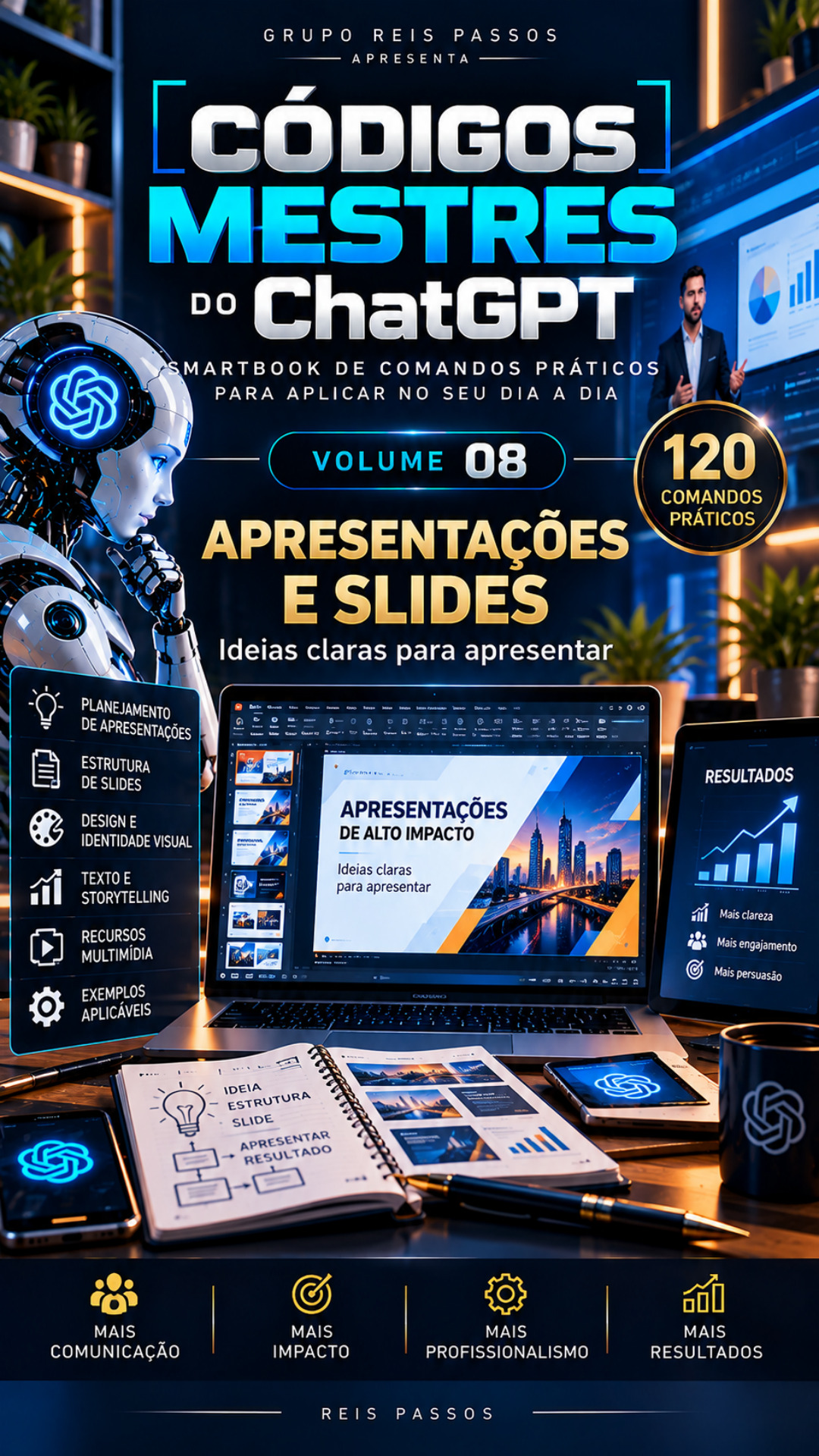 Capa de Apresentações e Slides