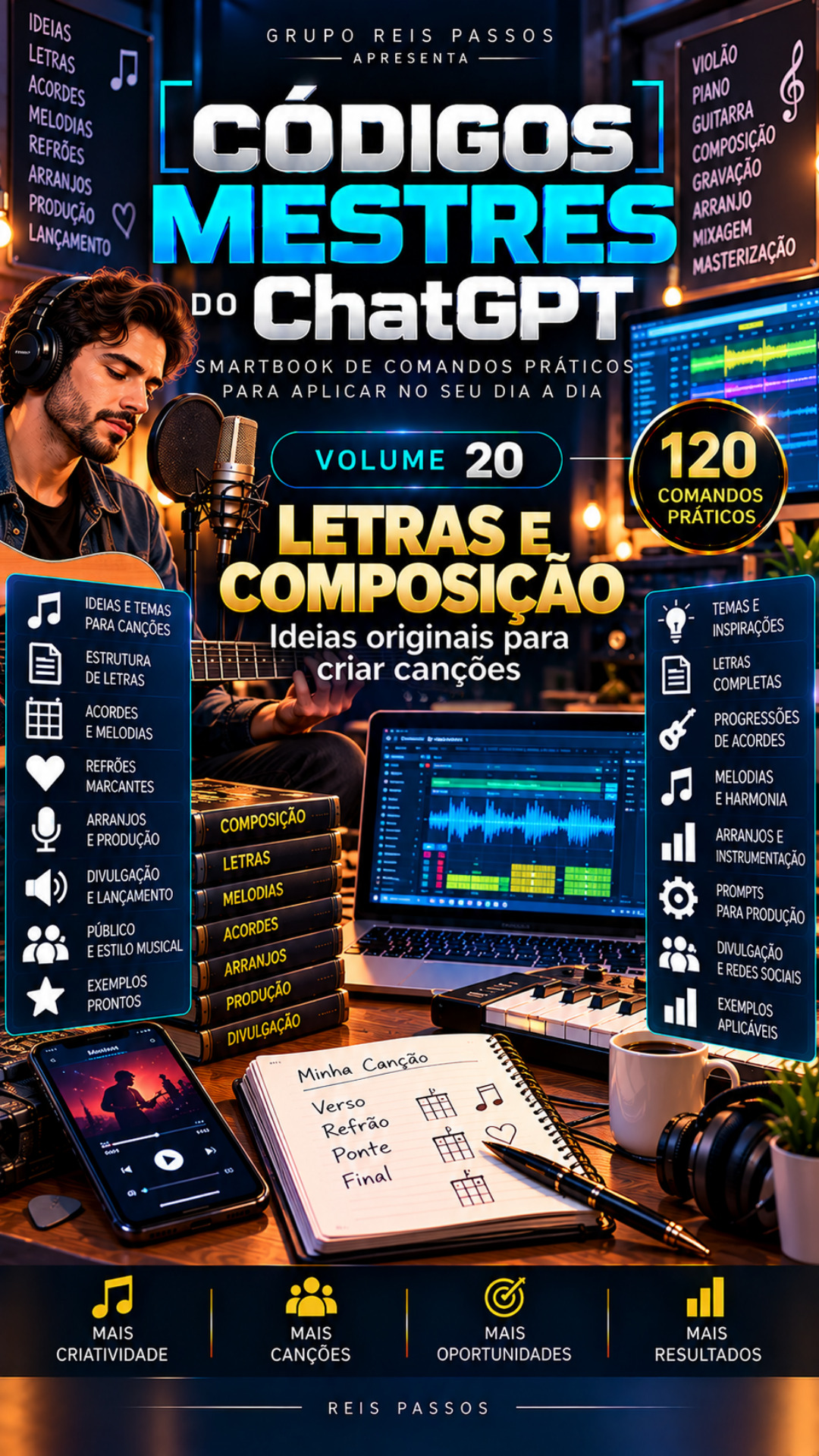 Capa de Letras e Composição